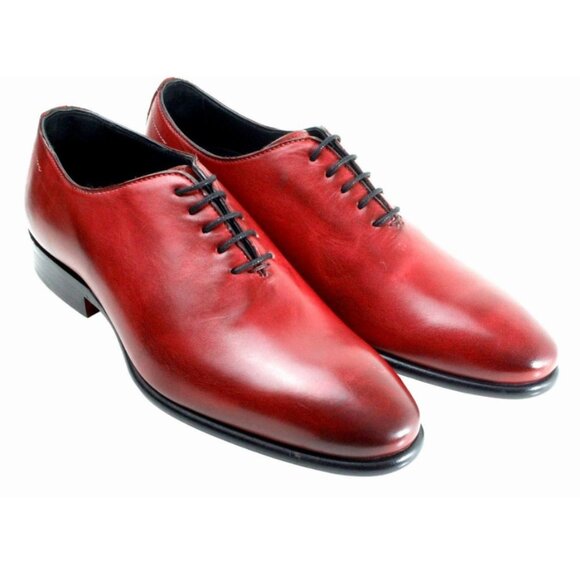Franck Red Oxford Shoes For Mans main image 5